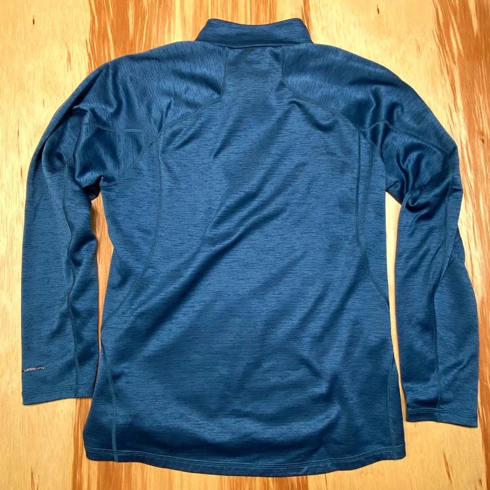 The North Face Mens Blue Pullover‎ Duodry Size Medium Quarter Zip